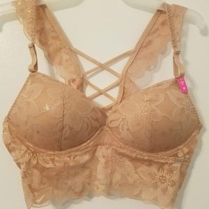 Victoria's Secret Pink Push Up Bralette Medium